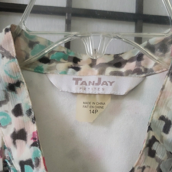 TanJay Multicolor Patterned Blouse - Picture 2 of 6